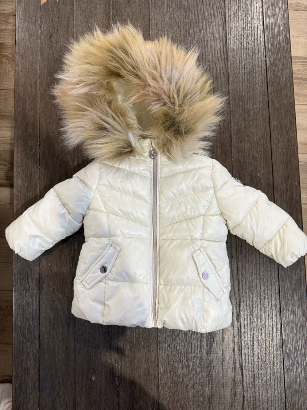 Michael Kors Cream and Beige Labeled Jacket